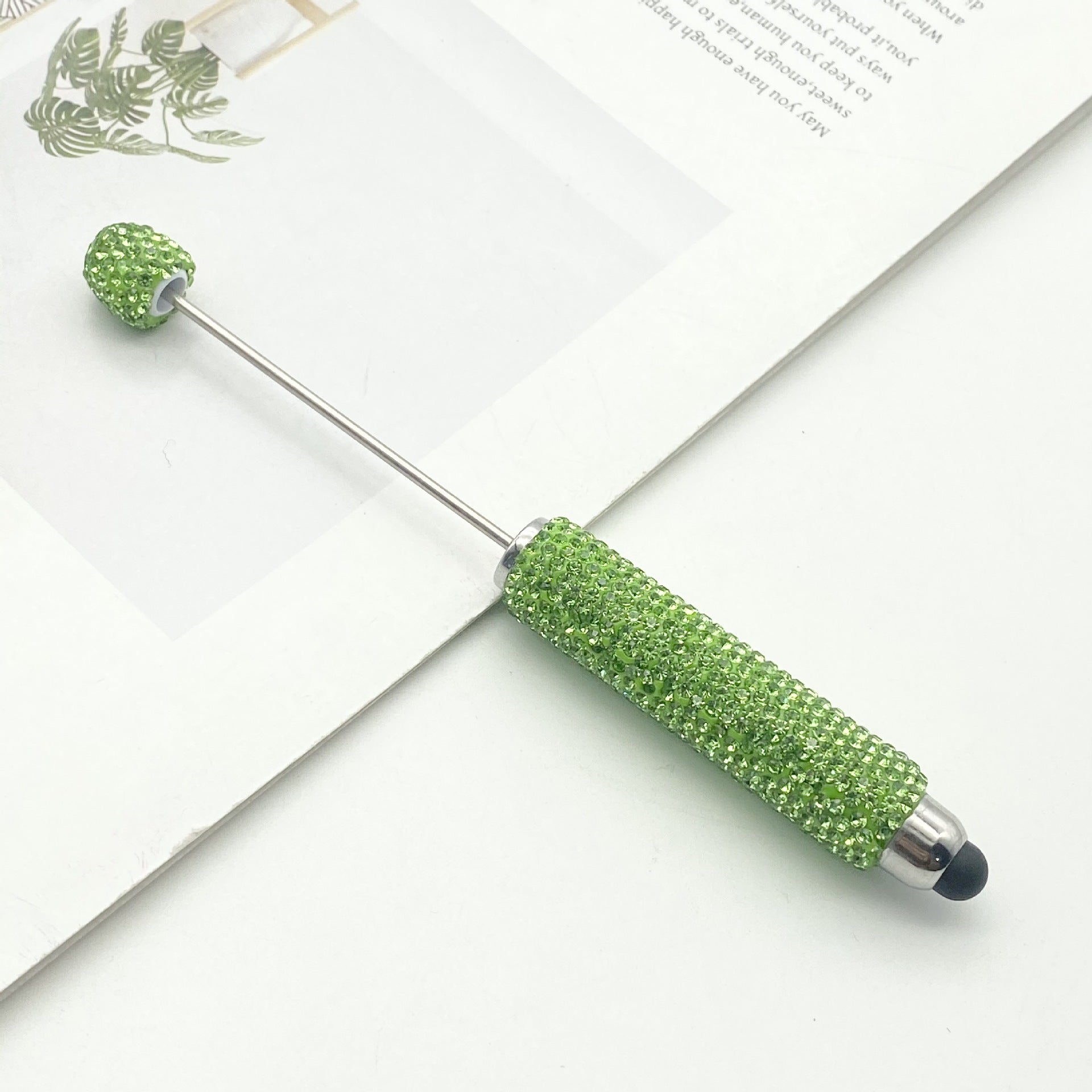 Wholesale DIY Touch Screen Full Diamond Beadable Pen Multifunctional Mobile Phone Capacitance Pen